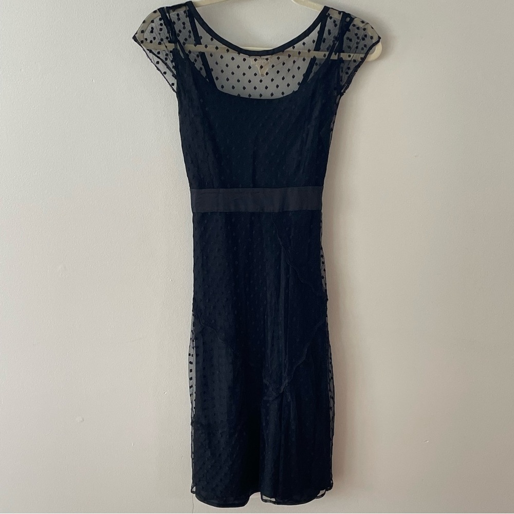Anthropology Viola Black Midi Dress - Picture 4 of 10